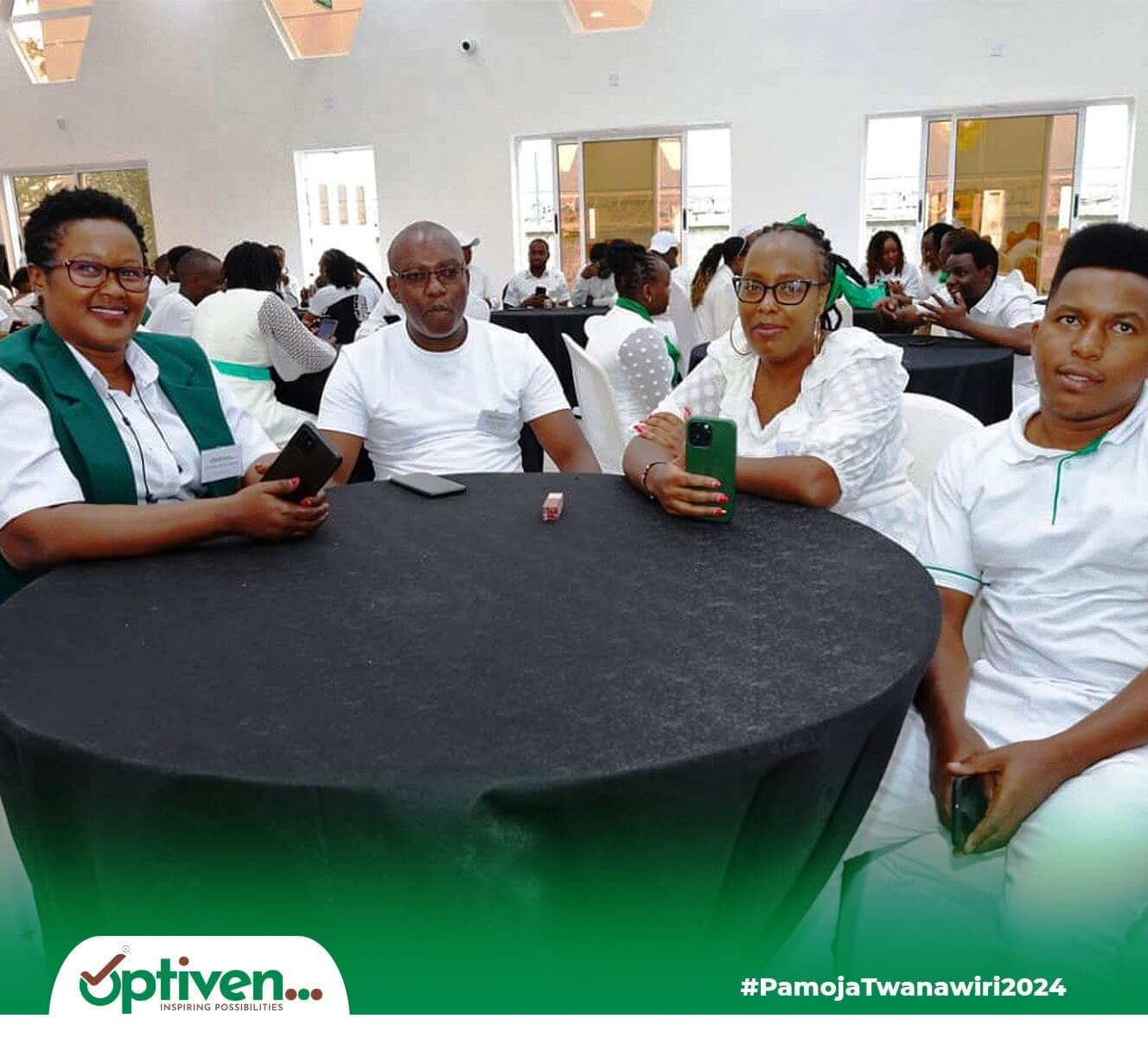 Optiven's Green Army Welcomes 2024 with an Unforgettable Thanksgiving Service