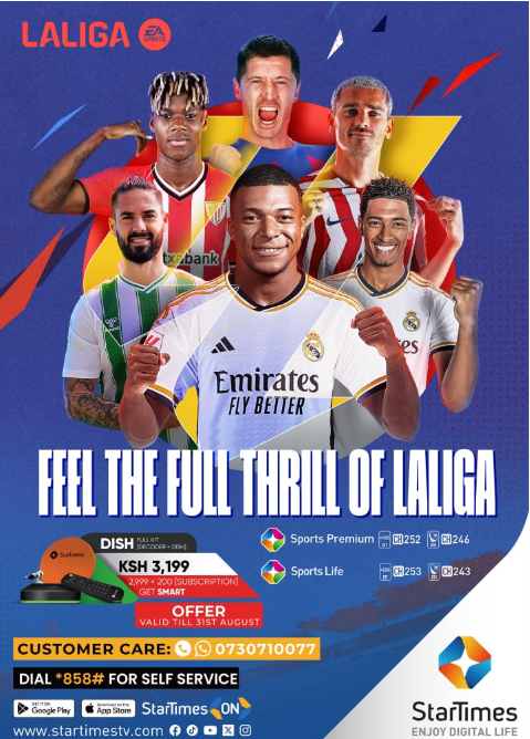 StarTimes Set to Broadcast All 380 LaLiga Matches in Upcoming Season