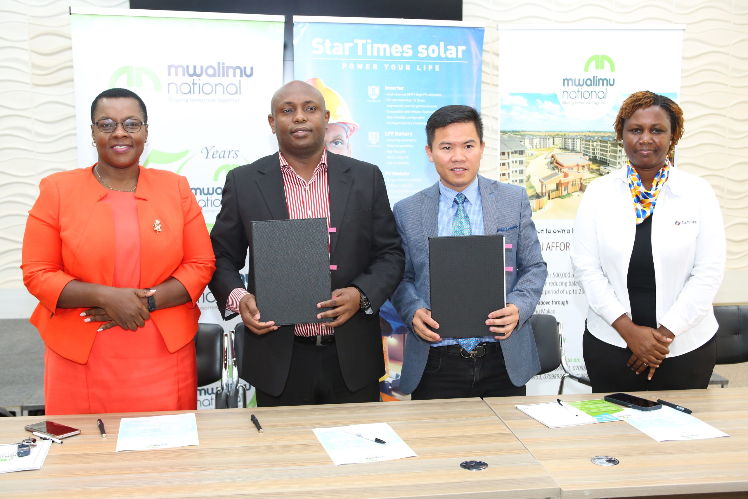 Mwalimu Sacco and StarTimes Join Forces for Solar Energy Financing