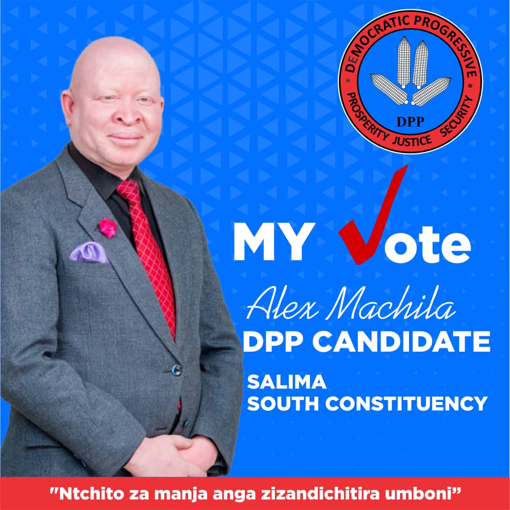 His supporters are claiming that the former governing party is disenfranchising him because of his skin condition: Machila